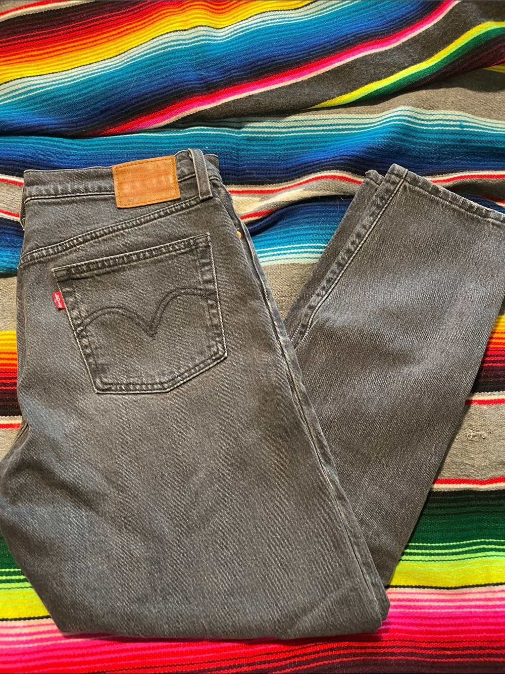Levi's Black Skinny 501 Jeans with Distressed Knee faded black - Picture 2 of 9